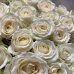 Букет 51 белых роз Россия - (50 см)